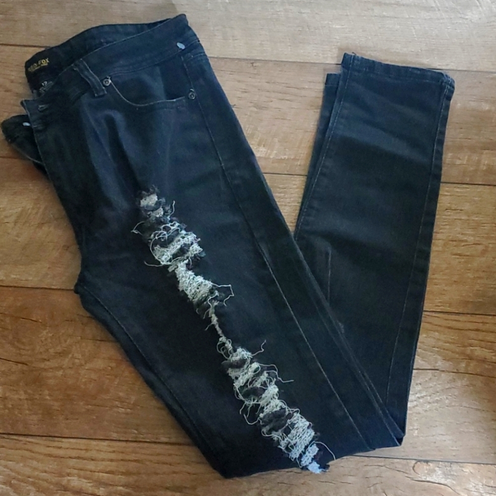 Red Fox Distressed Skinny Jeans